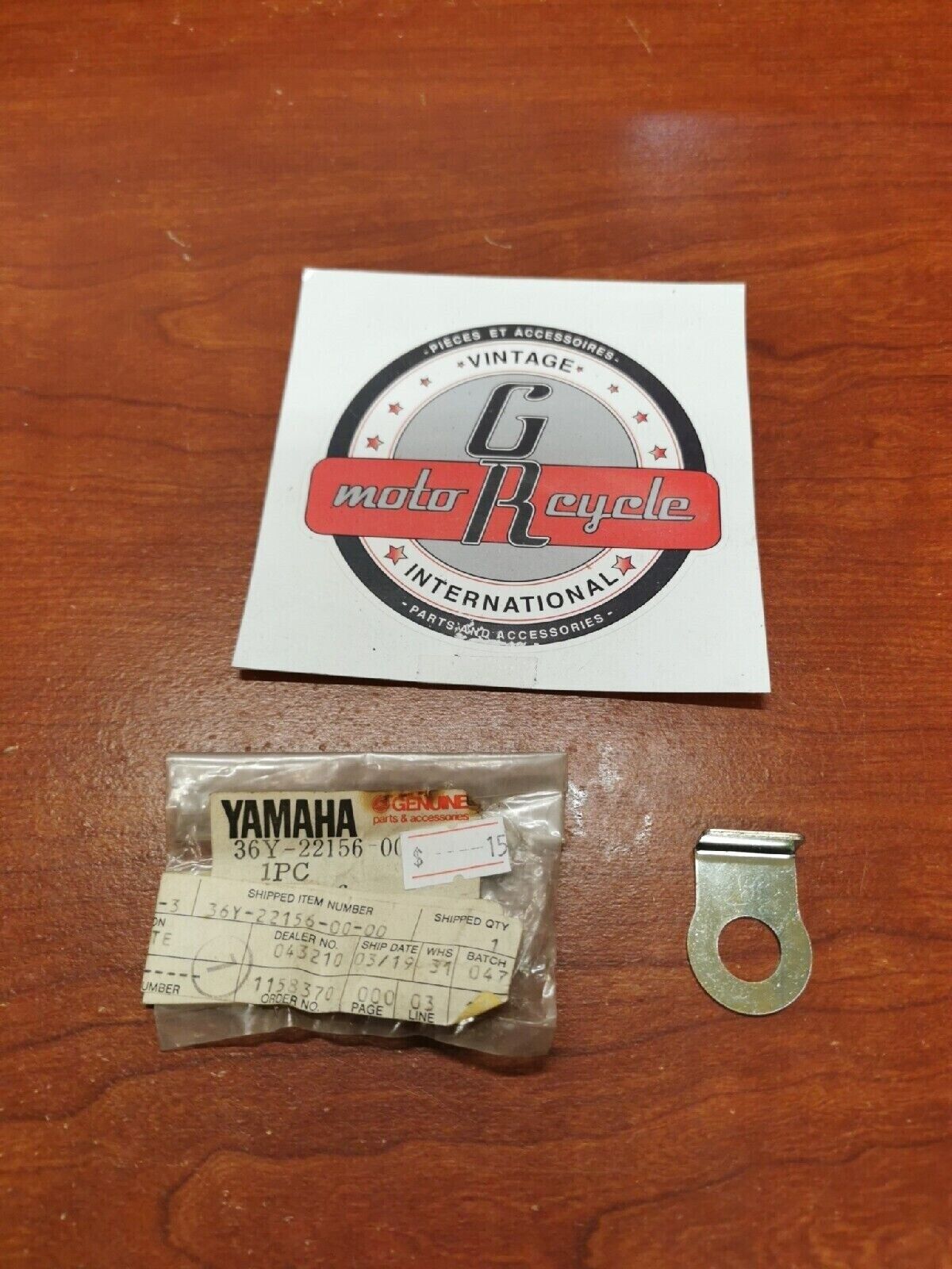 NOS Yamaha 1984 1985 FJ1100 PLATE WASHER 36Y-22156-00 Y69