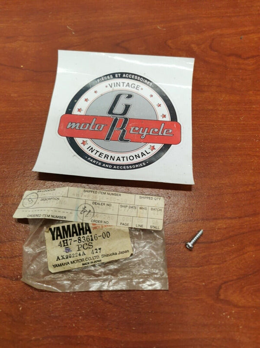 NOS YAMAHA FJ1200 XJ550 XV750 XJ750 XV920 TAPPING SCREW 4H7-83616-00-00 Y72