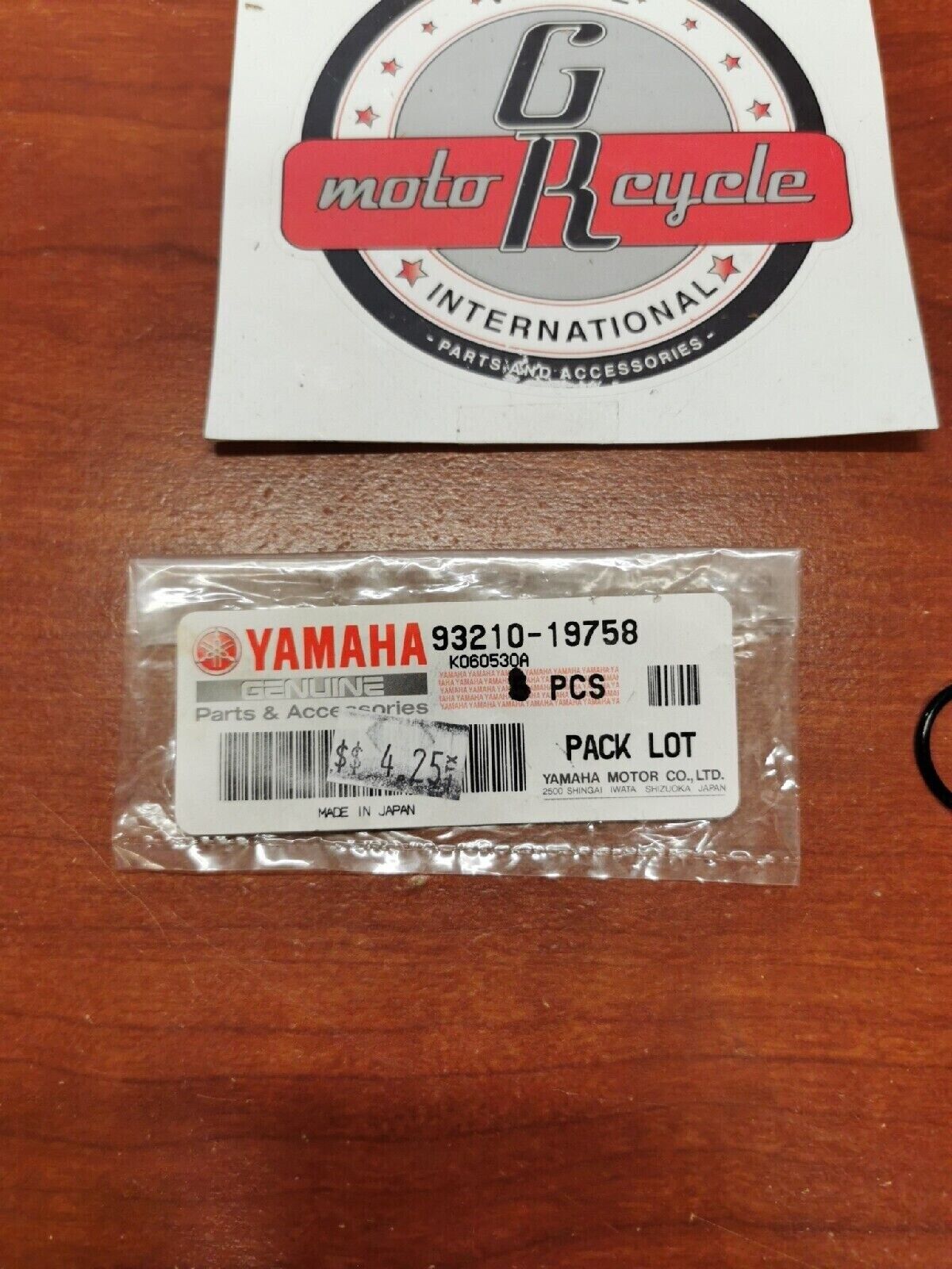 NOS Yamaha O-RING 93210-19758-00 Y68