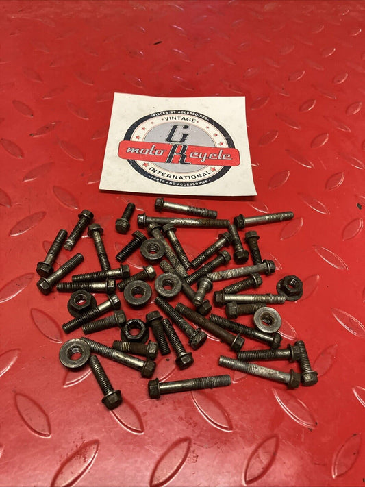 Kawasaki KDX200 1986 engine motor crankcase cover cylinder hardware bolt 1987