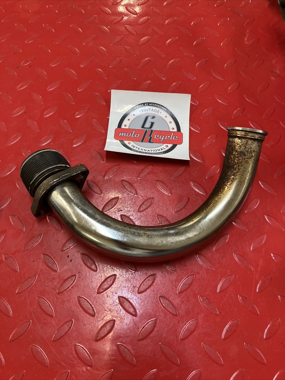 Yamaha RD400 1977 right exhaust pipe header 1976 1978