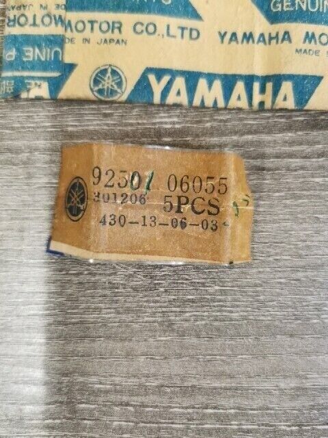 NOS YAMAHA RZ350N YG5T AS2C YZ50G LTMX HS1 SCREW PANHEAD 92501-06055-00 Y151