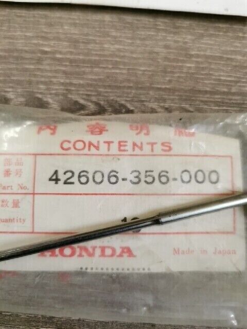 NOS HONDA XL250 XL350 1974 - 1977 SPOKE A REAR NO NIPPLE 42606-356-000 H81