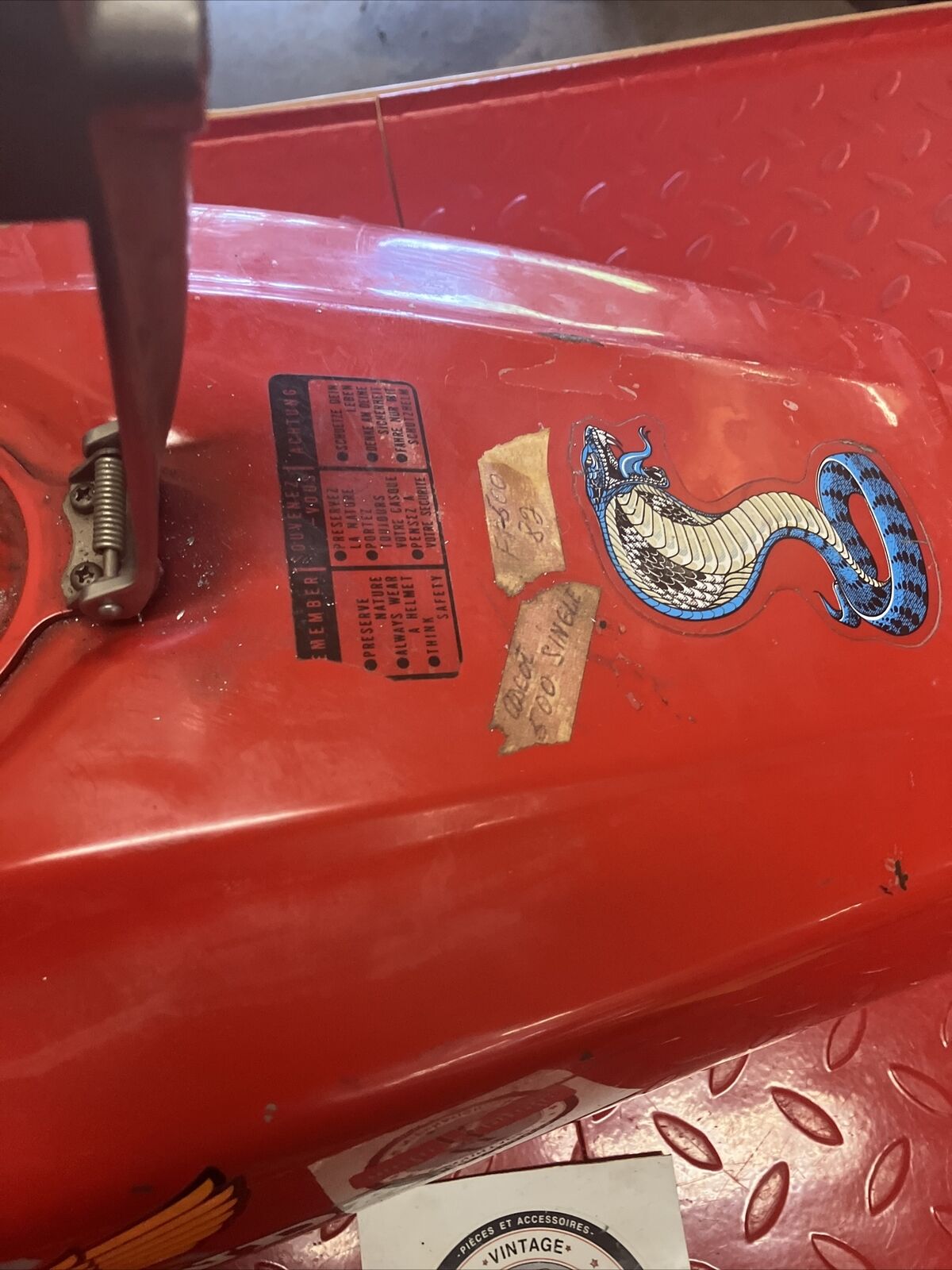 Honda FT500 1982 ascot 500 Fuel tank gas petrol reservoir