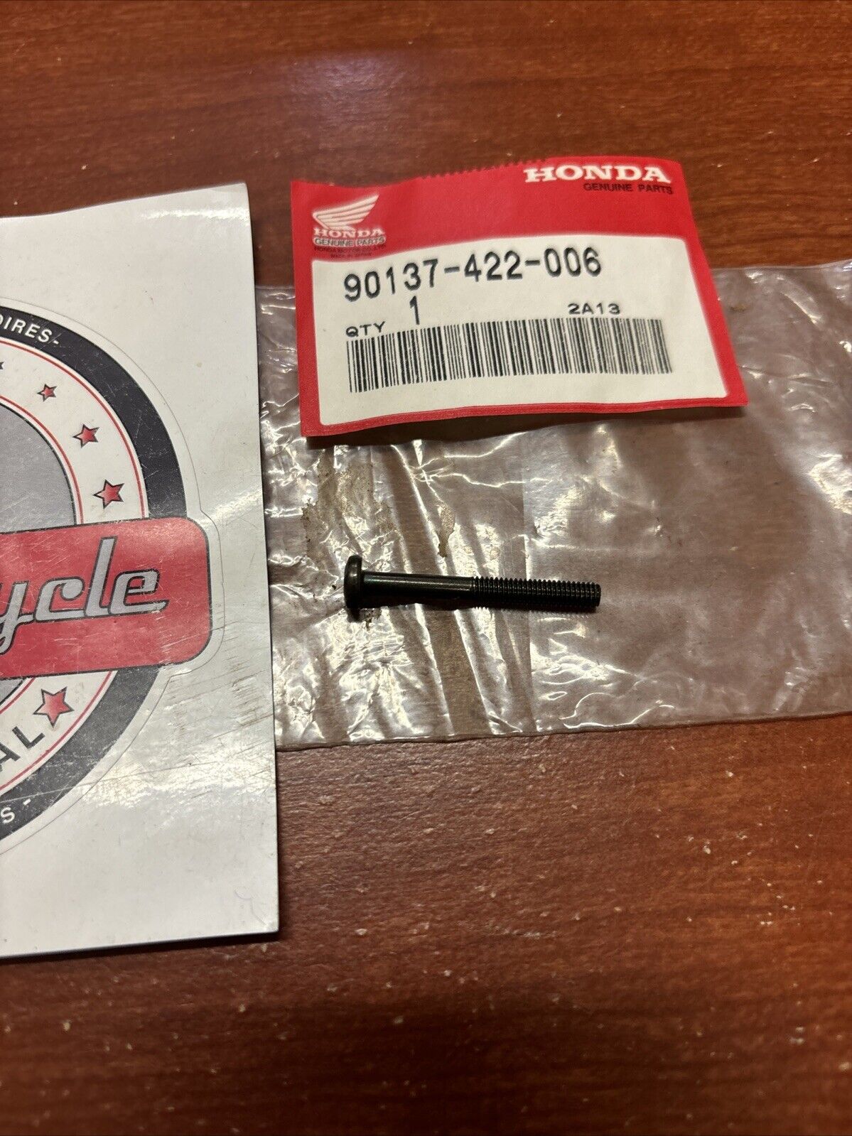 NOS Honda CAP SCREW 4X35 90137-422-006 H156