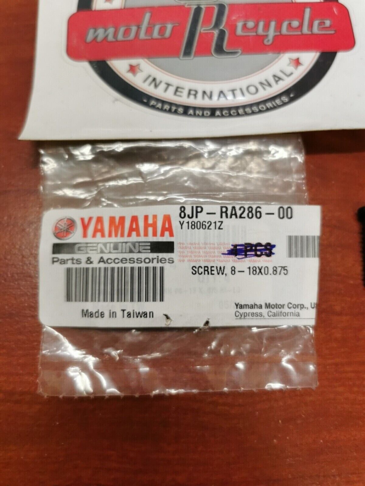 NOS Yamaha SR10 SW10 SCREW 8JP-RA286-00-00 Y83