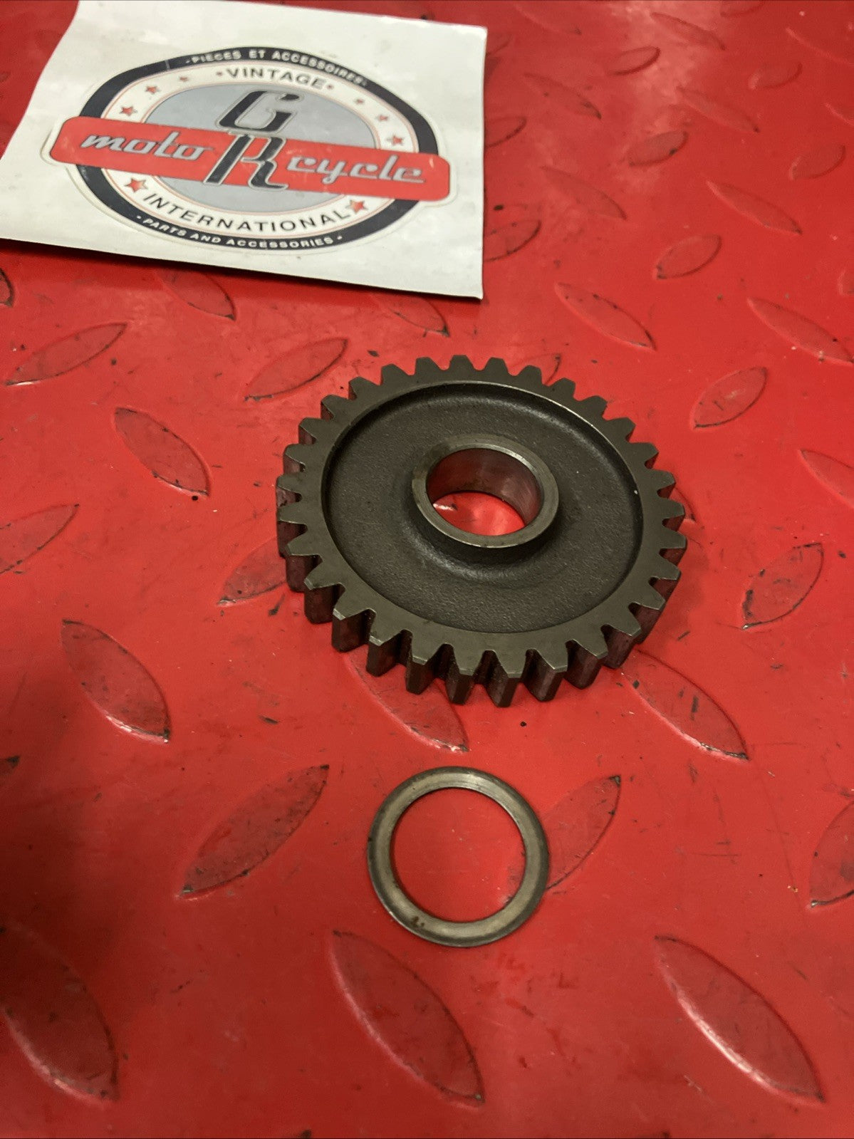 Honda CR250R 1984 Kickstarter Kick starter spindle shaft idle gear