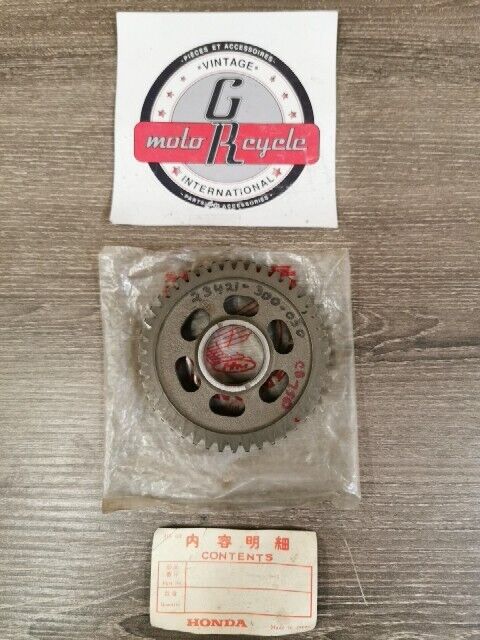 NOS HONDA CB750F CR125M 1974 1975 GEAR COUNTERSHAFT LOW 45T 23421-300-050 H92