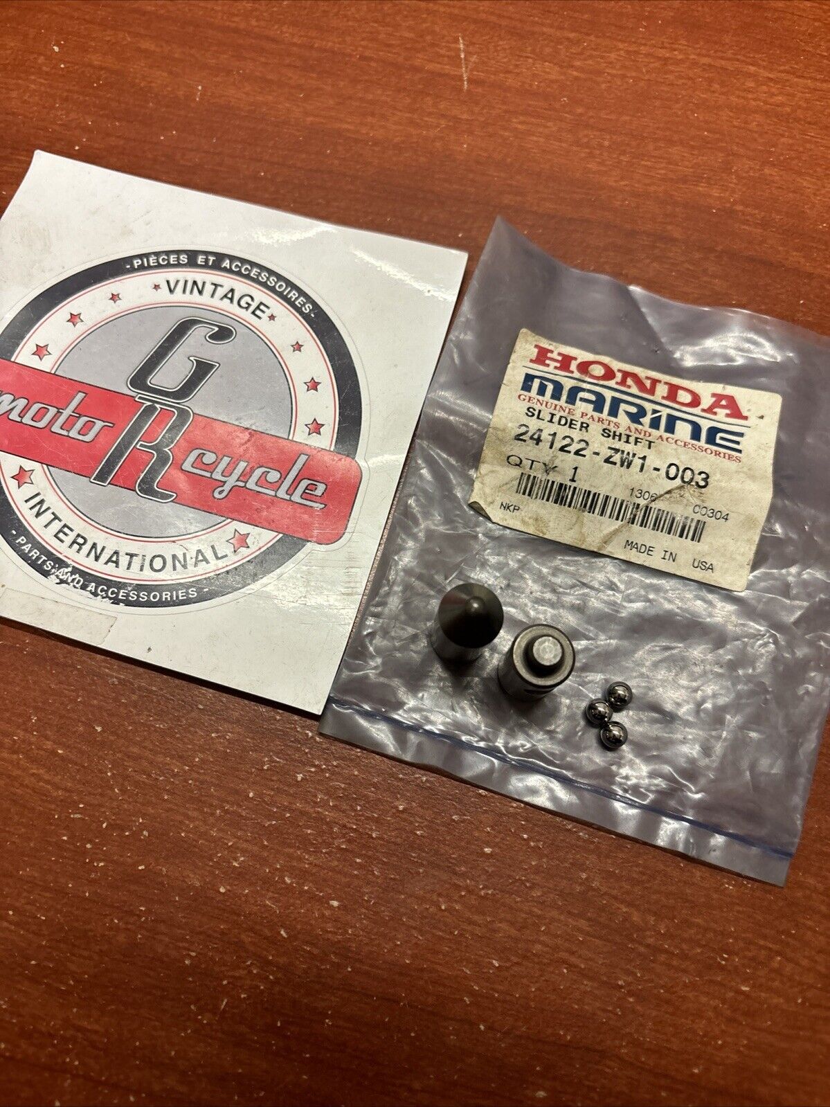 NOS Honda 1997 BF75 BF90 SHIFT SLIDER 24122-ZW1-003 H185