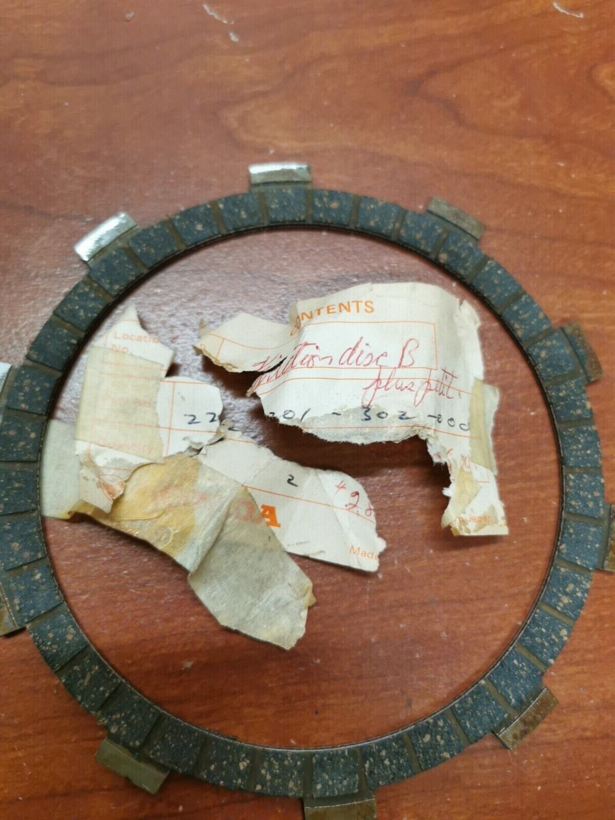 NOS Honda VT500 VT600 CB400 CM400 XL500 CLUTCH FRICTION DISK B 22201-302-000 H63