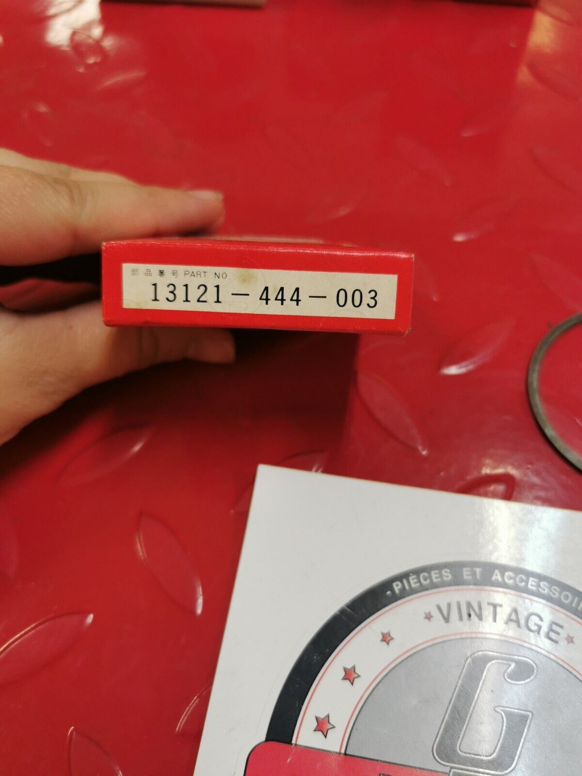 NOS Honda 1979 CR125R PISTON RING SET (0.25) 13121-444-003 H12