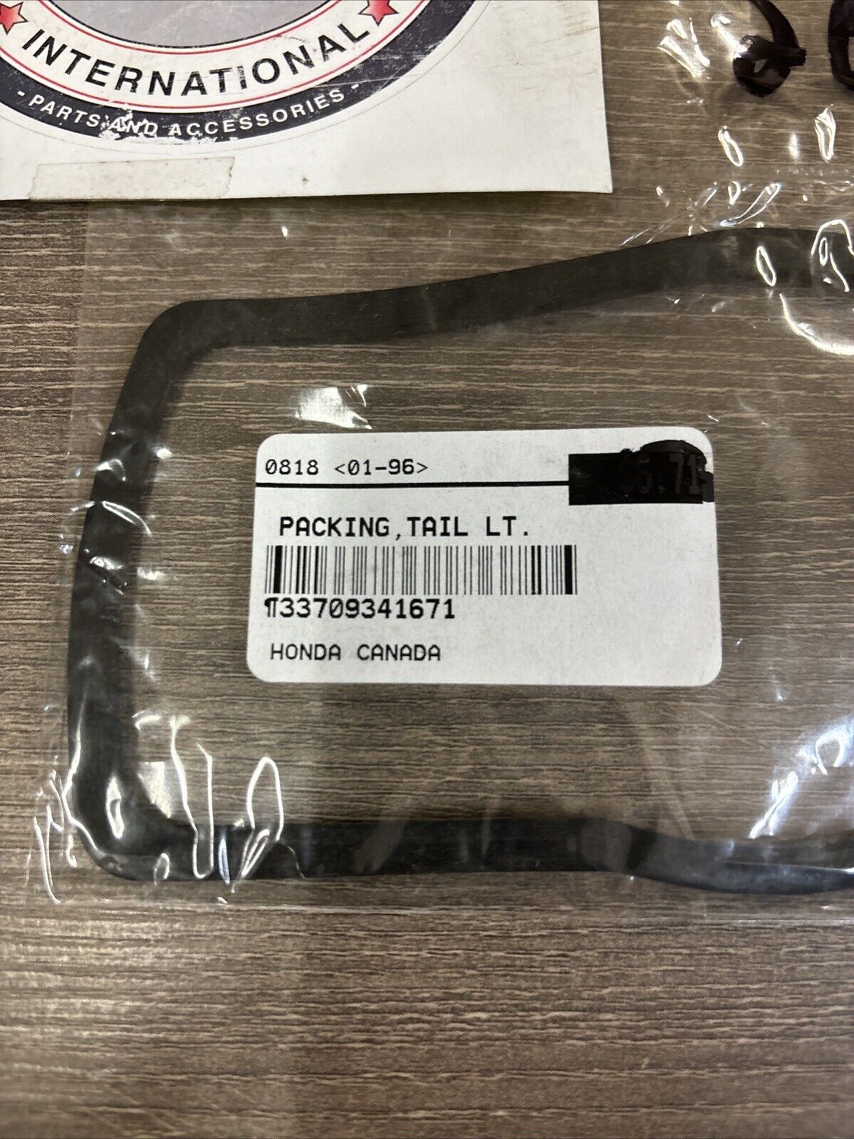NOS Honda CB550 CB750 GL1000 TAIL LIGHT LENS GASKET 33709-341-671 H132