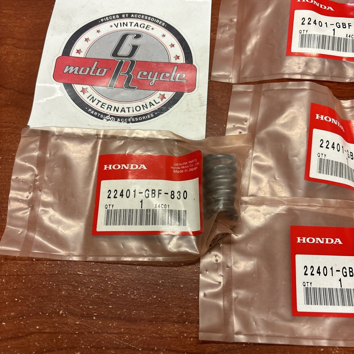 NOS Honda CR80R CR85R CLUTCH SPRING QTY.4 22401-GBF-830 H167