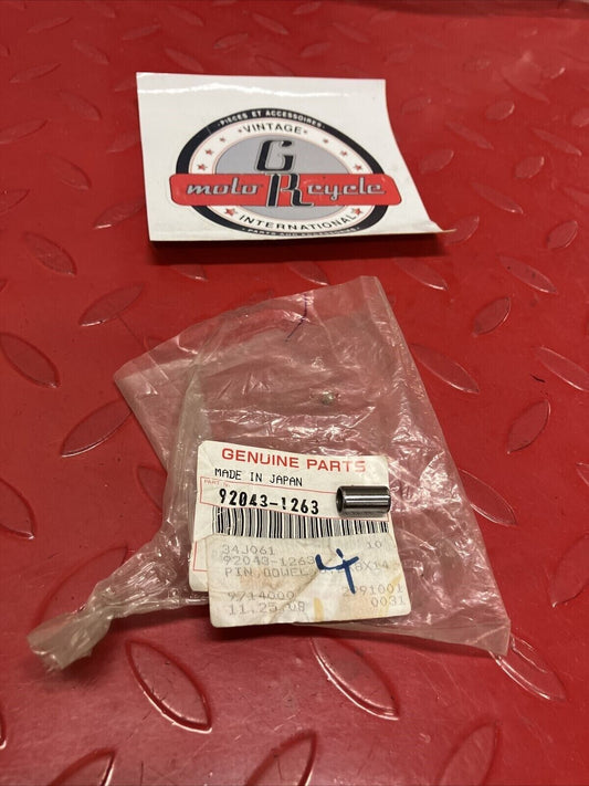 NOS KAWASAKI DOWEL PIN 6.2X8X14 92043-1263 K15
