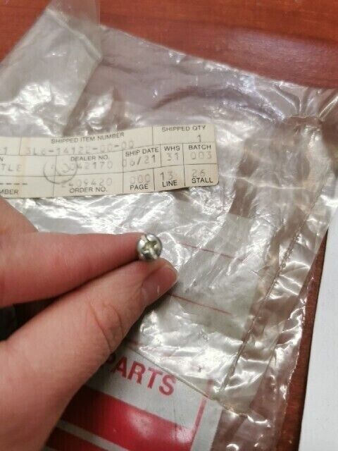 NOS Yamaha THROTTLE SCREW NO SPRING 3L6-14122-00-00 SUB 36R-14103-00-00 Y144