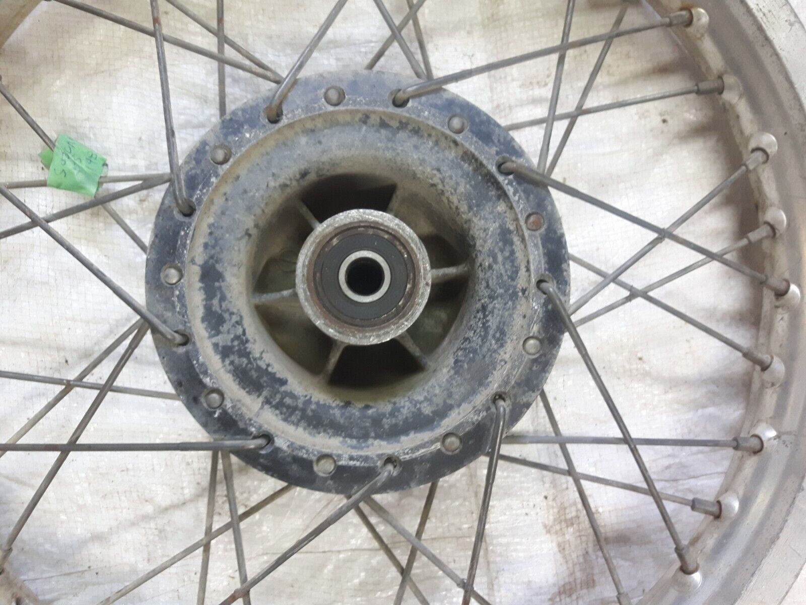Suzuki PE175 1980 rear wheel hub rim 1981