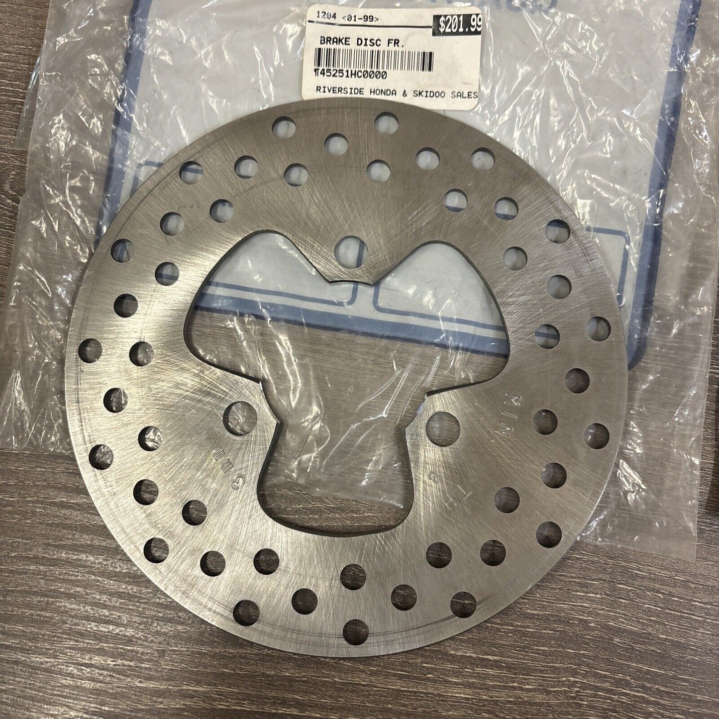 NOS Honda TRX250R TRX250X TRX300EX FRONT BRAKE DISK 45251-HC0-000 H114
