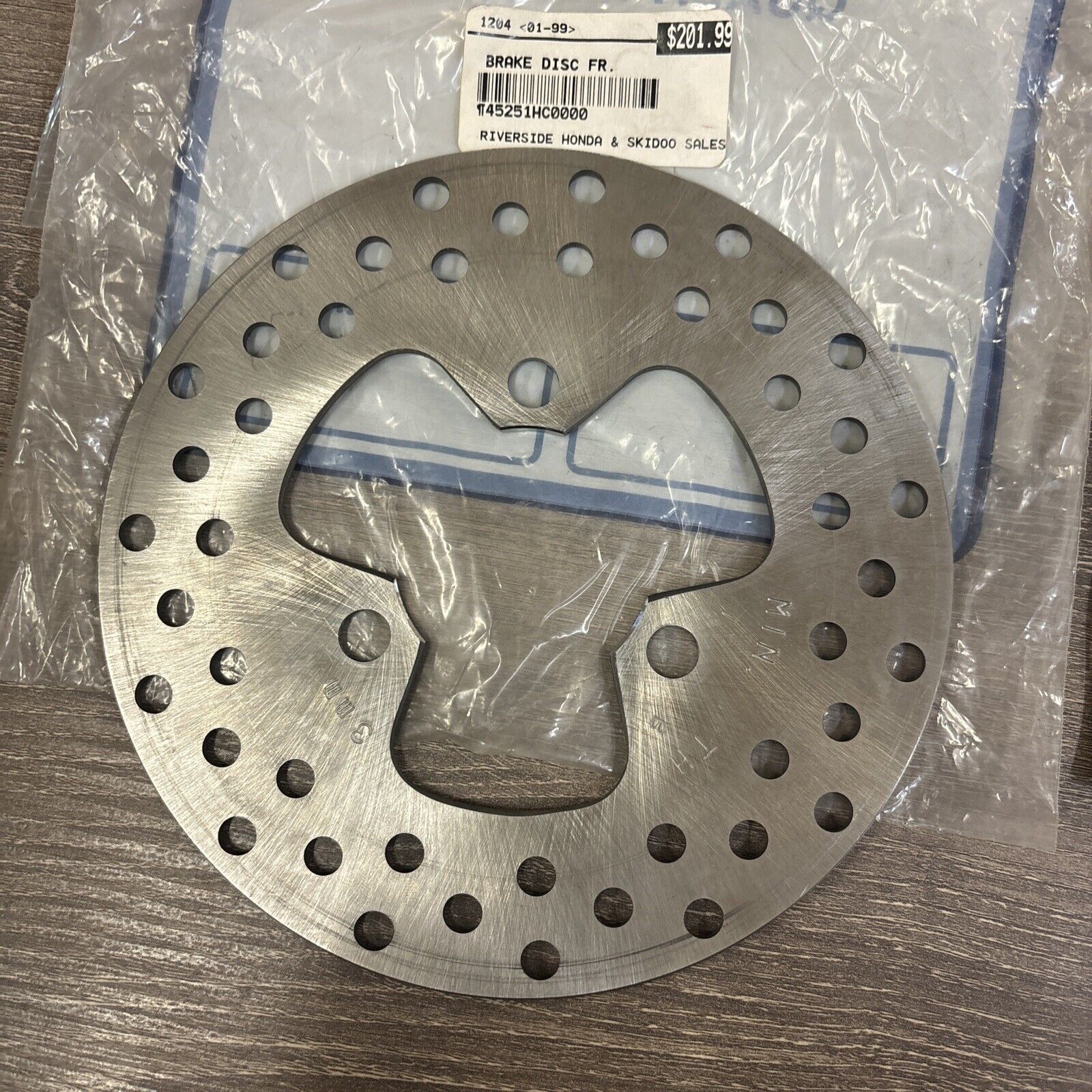 NOS Honda TRX250R TRX250X TRX300EX FRONT BRAKE DISK 45251-HC0-000 H114