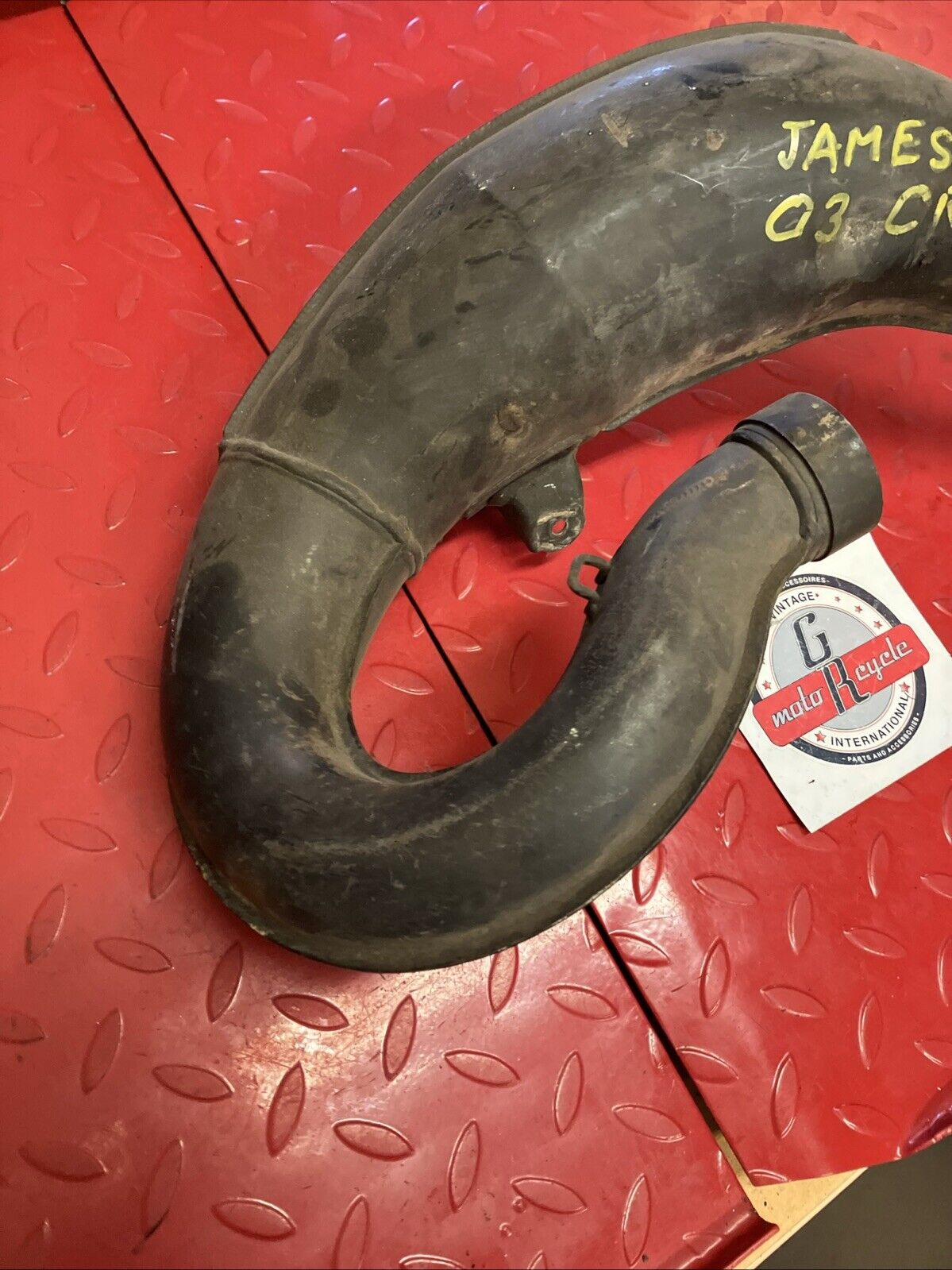 Honda CR125R 2003 Exhaust pipe expansion chamber OEM