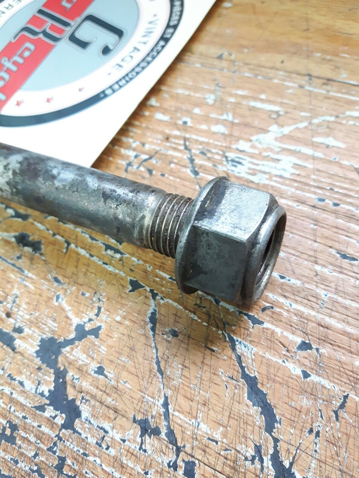 Honda XL600R 1984 swingarm pivot bolt nut axle XR500R 1983 1985 1986 1987