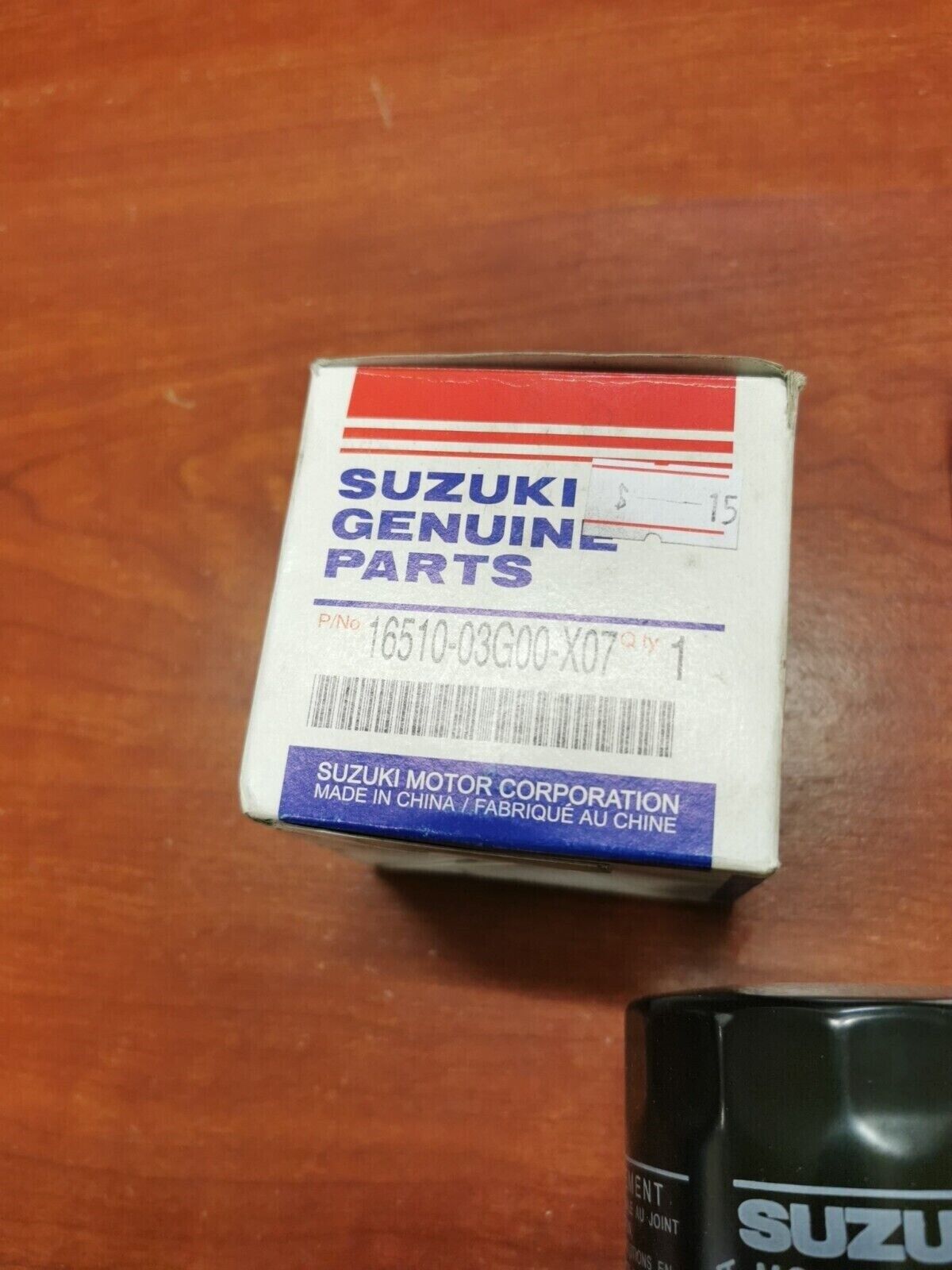 NOS SUZUKI LT-A500F LT-A450X OIL FILTER 16510-03G00-X07 SUB. 16510-07J00 S30