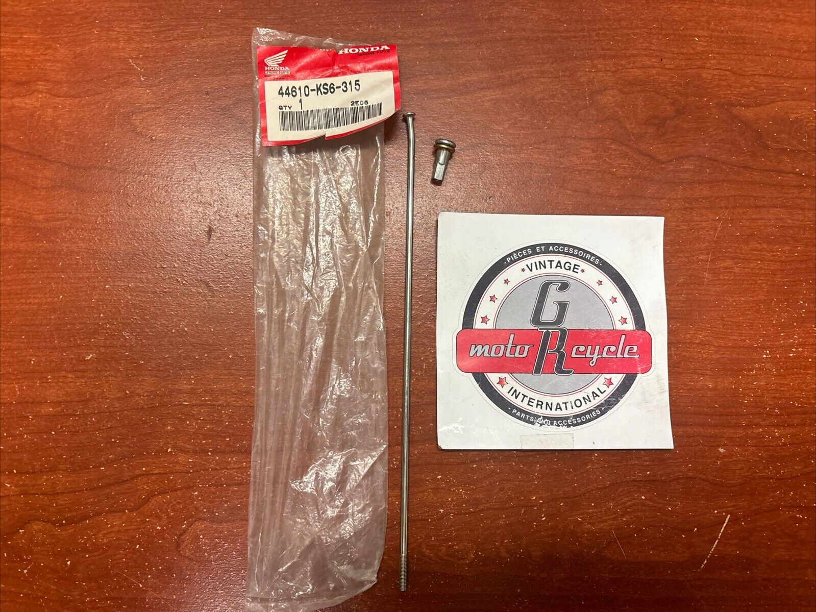 NOS Honda CR125R CR250R CR500R FRONT WHEEL SPOKE SET A 44610-KS6-315 H139