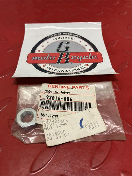 NOS KAWASAKI NUT 12MM 92015-006 K13