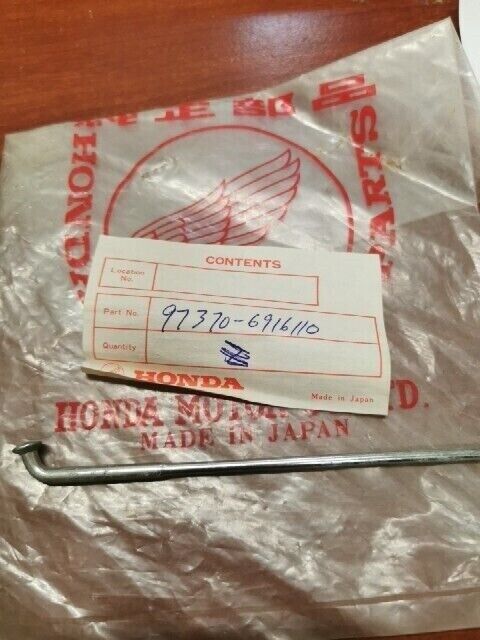 NOS Honda XL250 REAR WHEEL SPOKE BS SOLD EACH 97370-69161-10 H73
