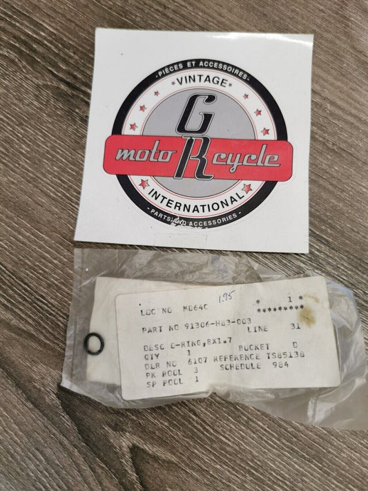 NOS HONDA GL500 O RING 91306-HB3-003 H58