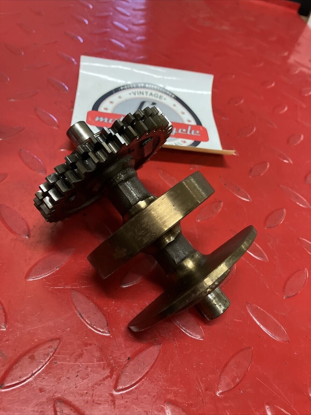 Honda XL350R 1984 crankshaft crank shaft counter balancer shaft gear