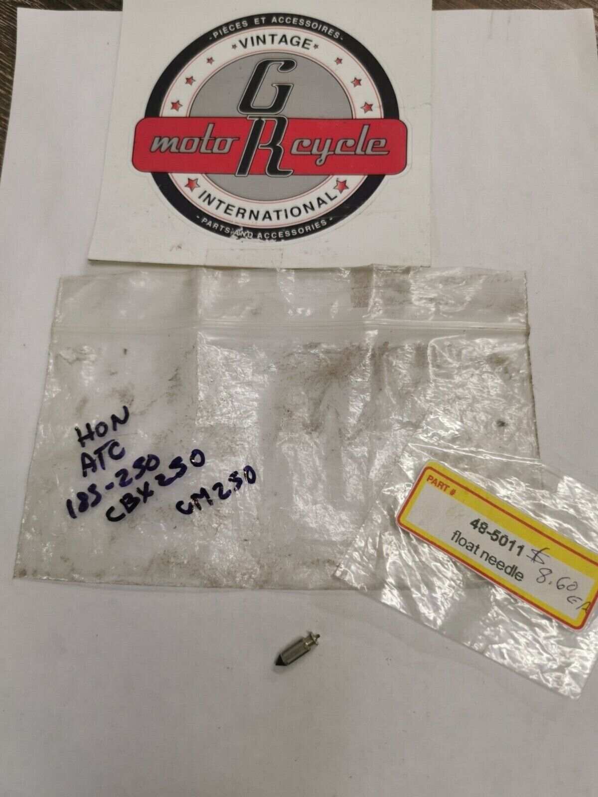 NOS HONDA ATC125 ATC250 CBX250 CM250 FLOAT NEEDLE 48-5011 J20