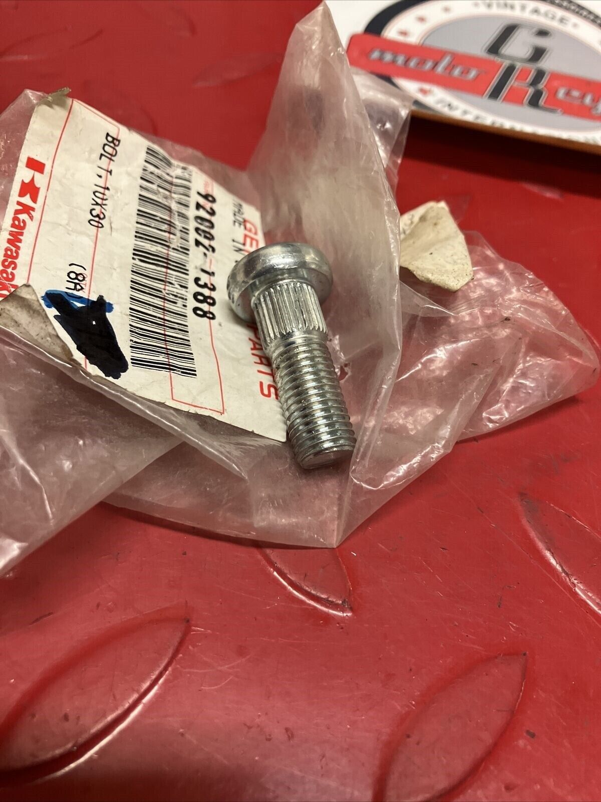 NOS KAWASAKI KSF250 KEF300 BOLT STUD 92002-1388 K15