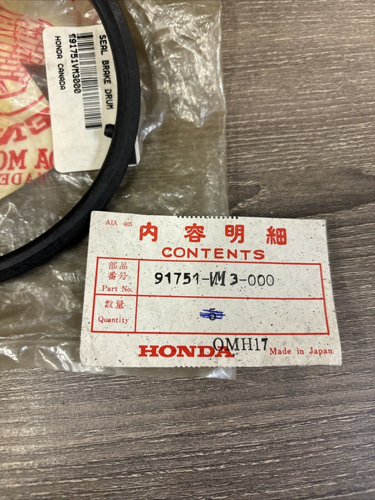 NOS Honda 1984 1985 ATC200M BRAKE DRUM SEAL 91751-VM3-000 H137