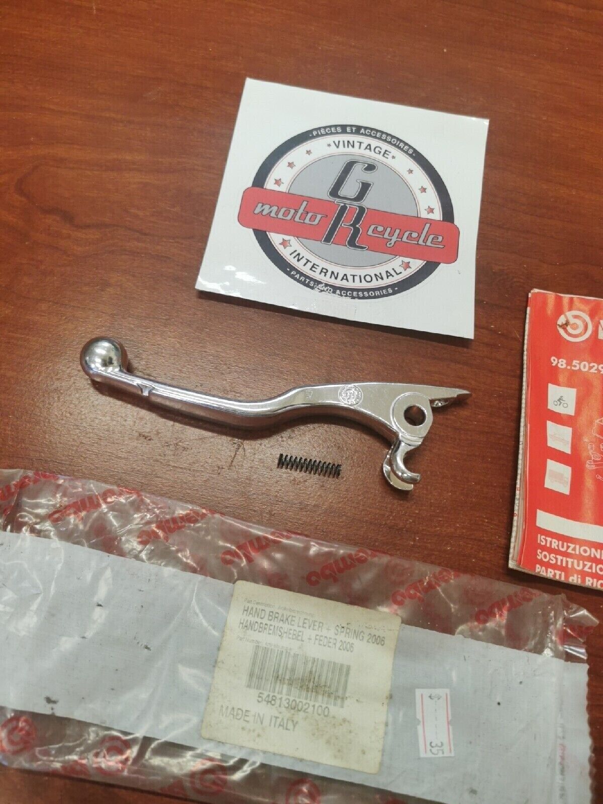 NOS KTM 125SX 200XC 250EX HAND BRAKE LEVER &SPRING 2006 54813002100 KT3