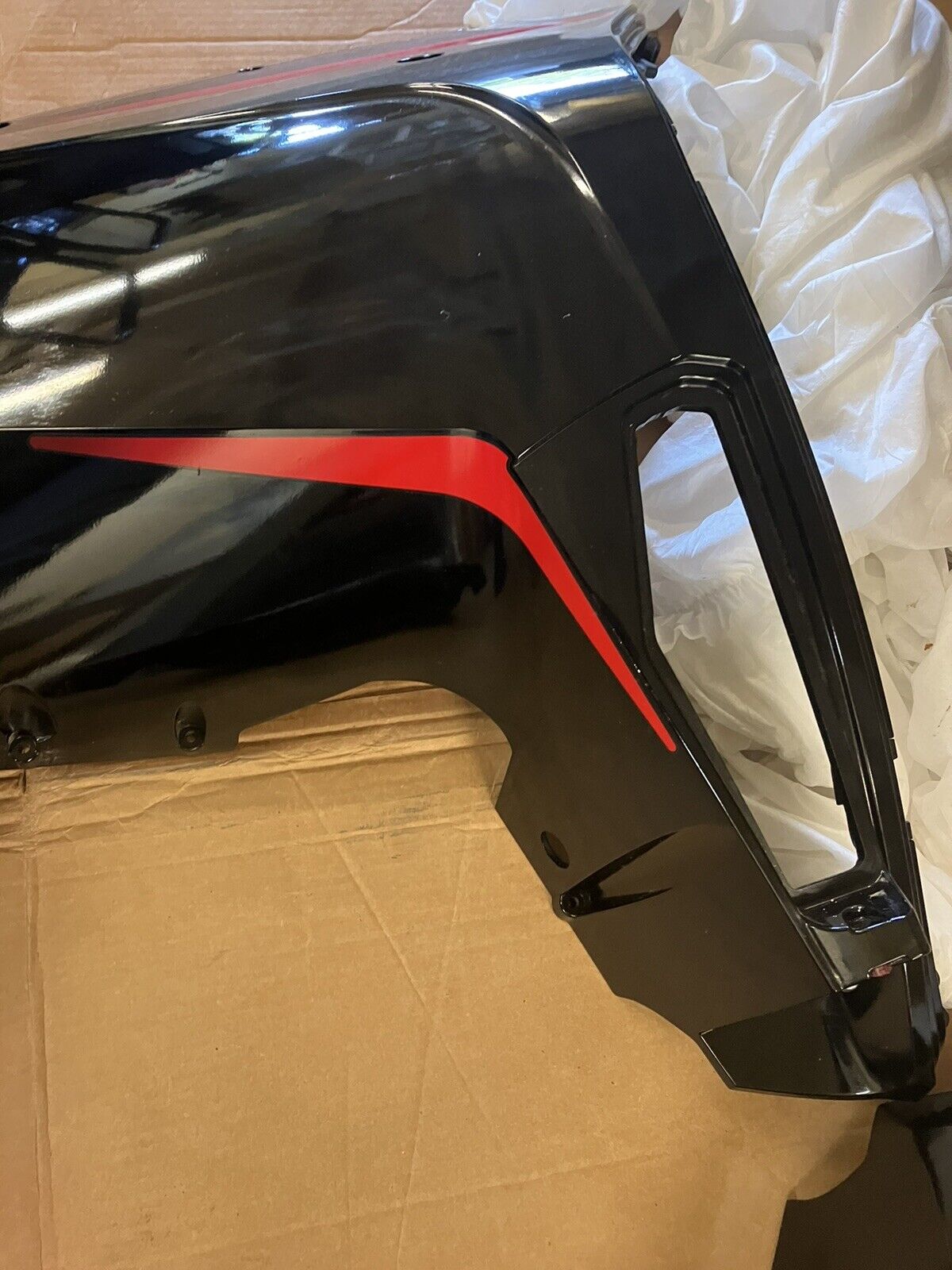 Mercury Engine motor Lower cowl set black and red 100-8m0142219