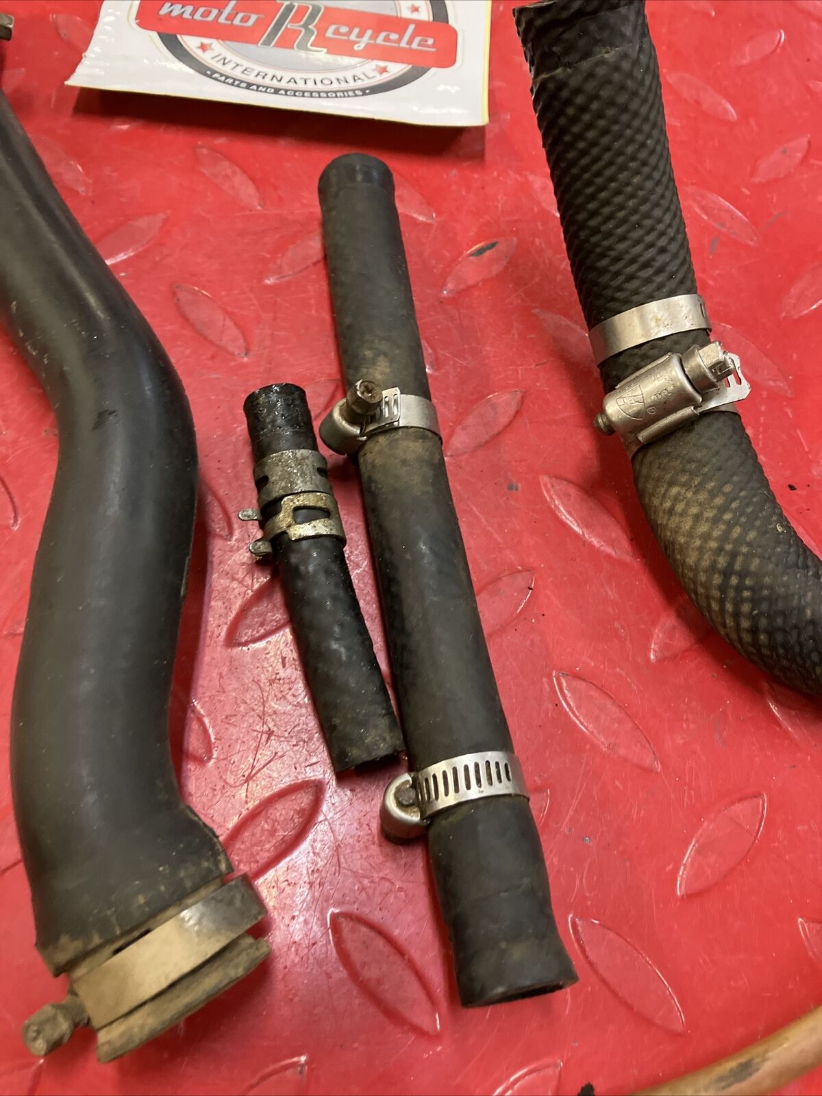 Suzuki RM125 1993 radiator hose set 1994 1995 17851-43D10 17852-43D00