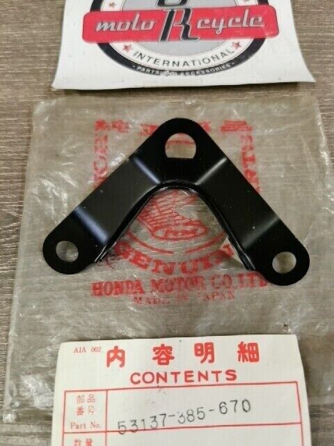 NOS HONDA XL250 XL350 1976 - 1978 HOLDER PLATE 53137-385-670 H87