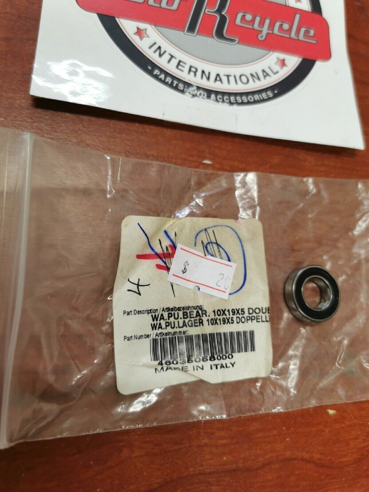 NOS KTM SX50 SX60 SX65 WATER PUMP BEARING DOUBLELIP 46035058000 KT3