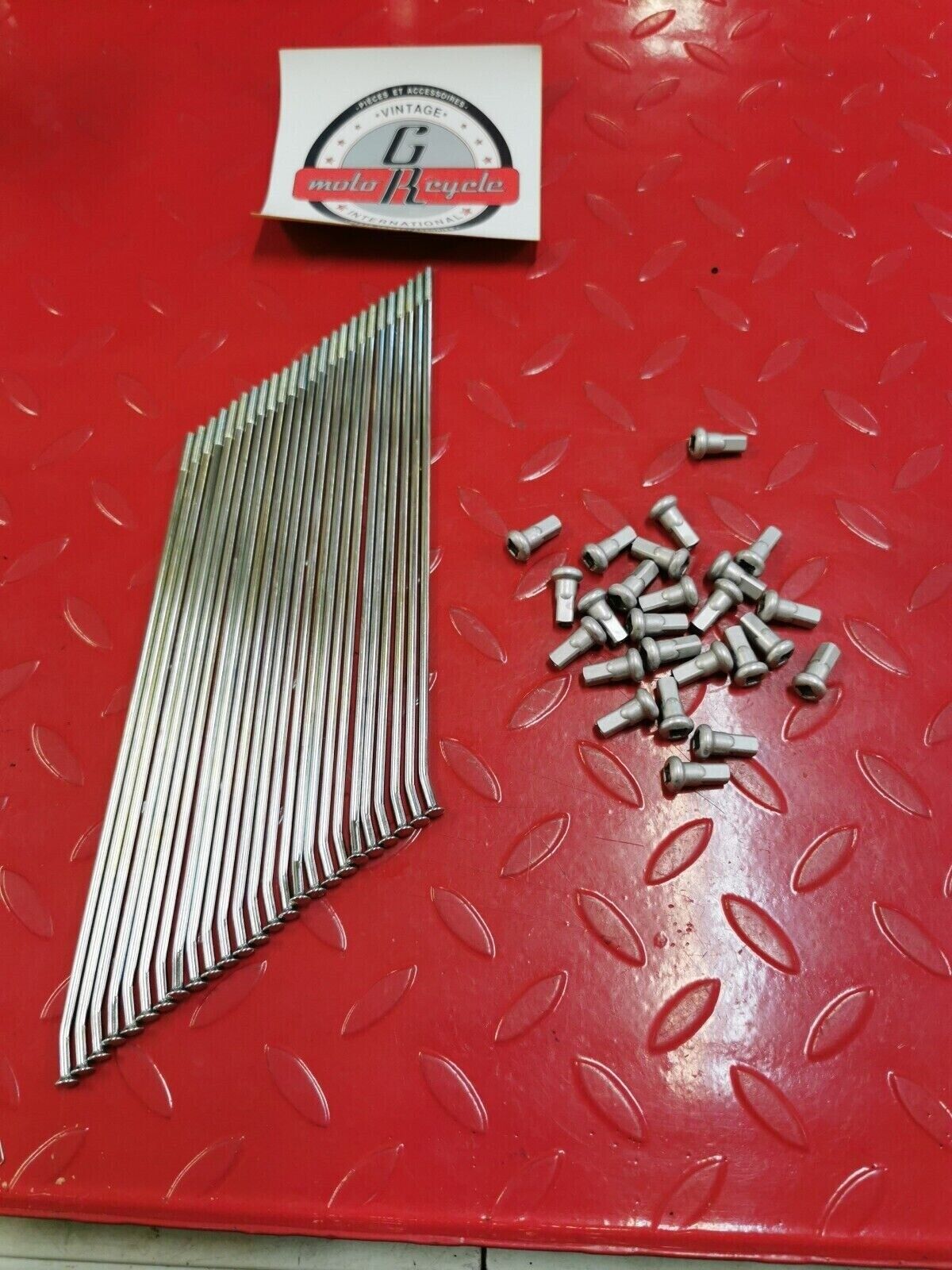 NOS Yamaha YZ125 YZ250 YZ400 SPOKE SET FRONT INCOMPLETE 4DA-25104-00-00 Y22