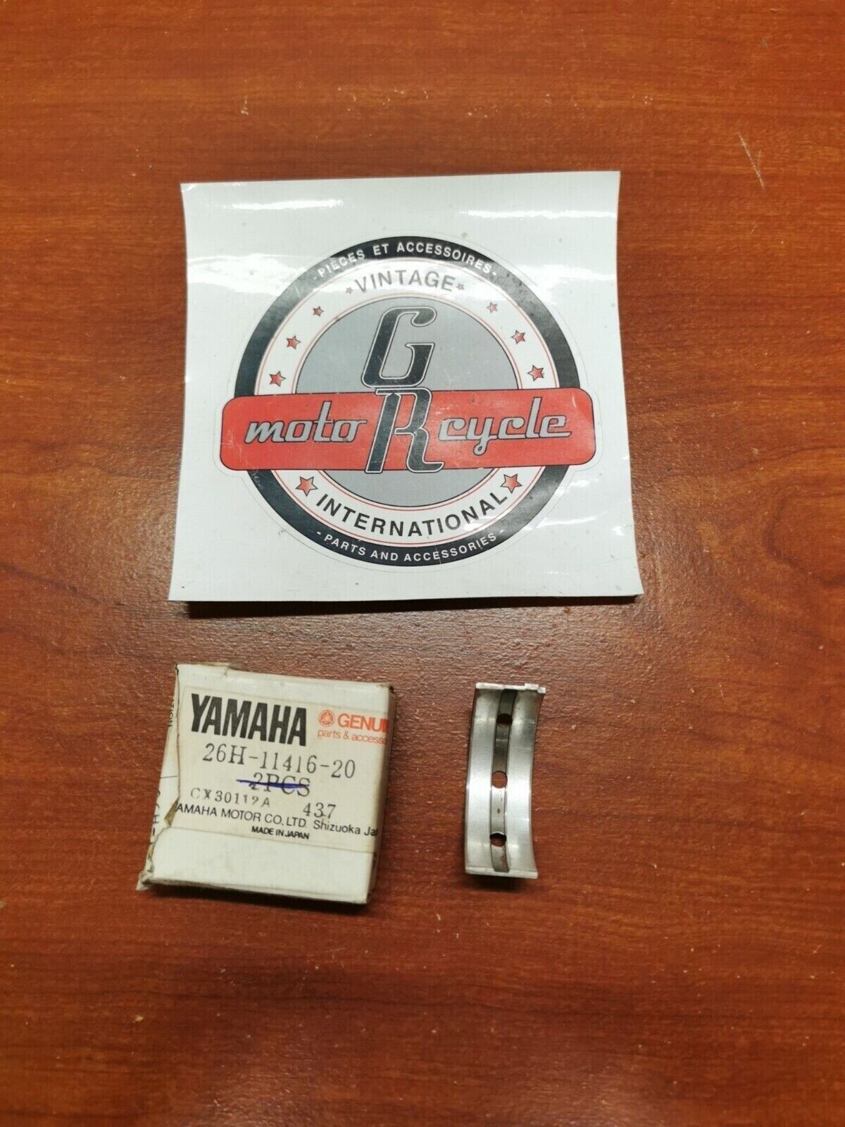 NOS Yamaha CRANKSHAFT PLANE BEARING 26H-11416-20-00 SUB. 1FK-11416-21-00 Y97