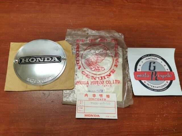 NOS Honda 1977 CB400F ALTERNATOR COVER B DAMAGED 11632-377-720 H93