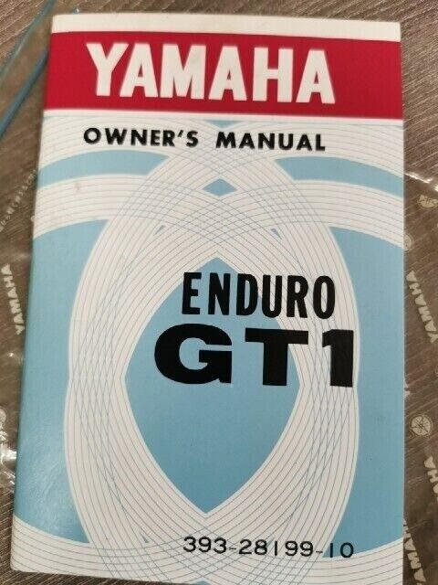 NOS YAMAHA ENDURO GT1 OWNER S MANUAL 393-28199-10-00 Y186
