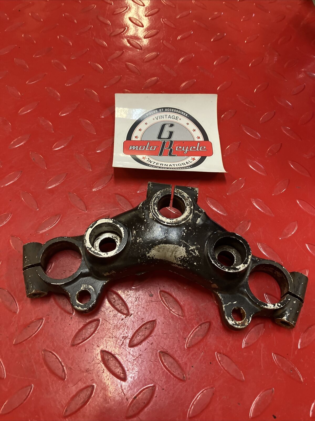 Yamaha RD400 1977 steering stem triple tree clamp handle crown 1976 1978 2