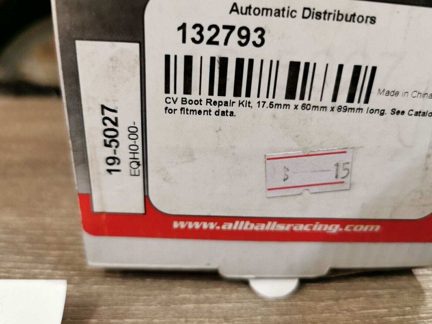 NOS ALL BALLS Commander 1000 LTD Maverick  CV BOOT REPAIR KIT 19-5027 J51