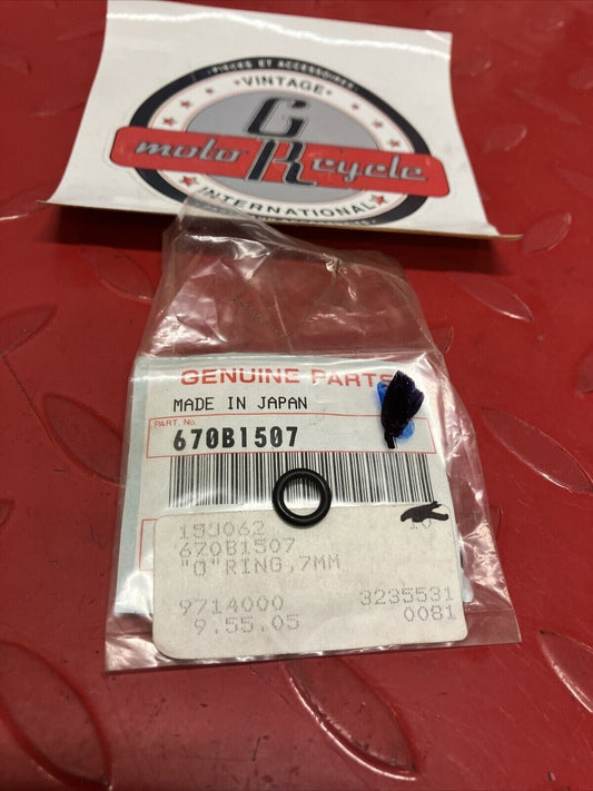 NOS KAWASAKI O-RING 7MM 670B1507 K15