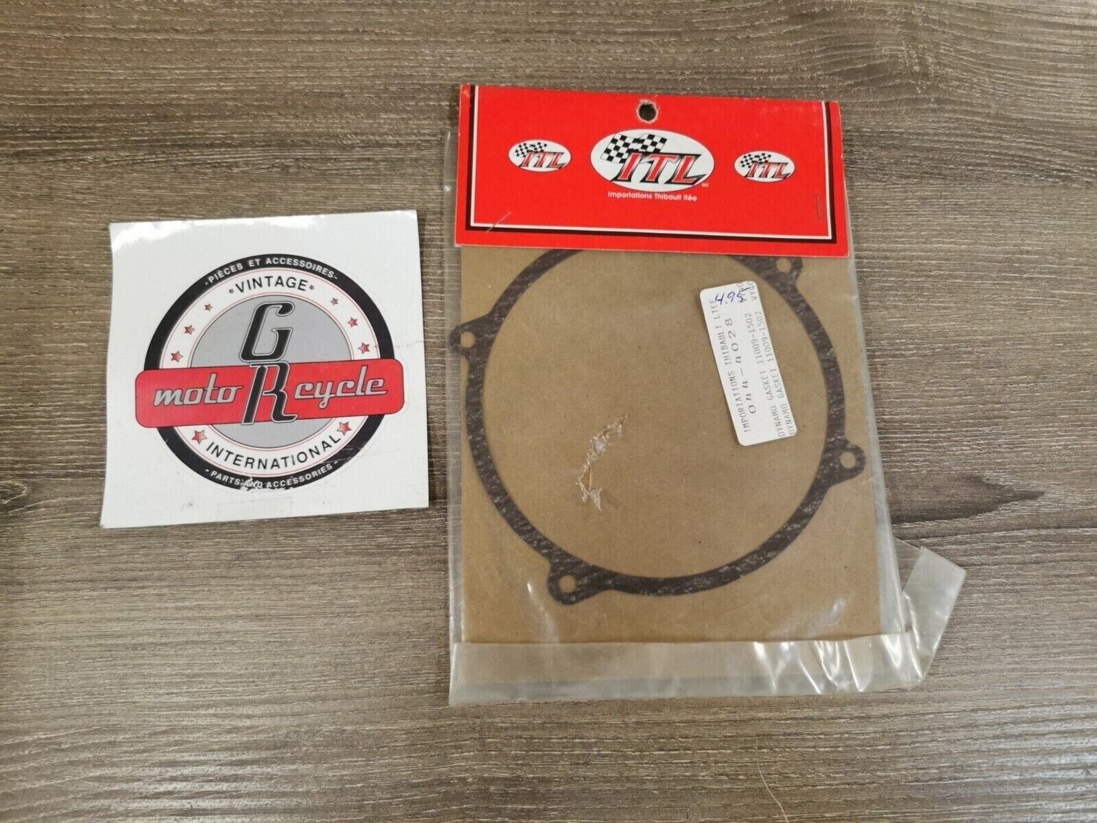 NOS ITL Kawasaki ZX600 1988 1989 GASKET GENERATOR COVE 044-4028 J28