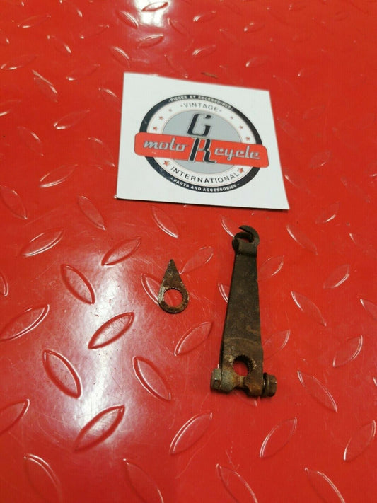 Kawasaki KX80 1979 Front brake panel drum hub plate cam lever arm KDX80