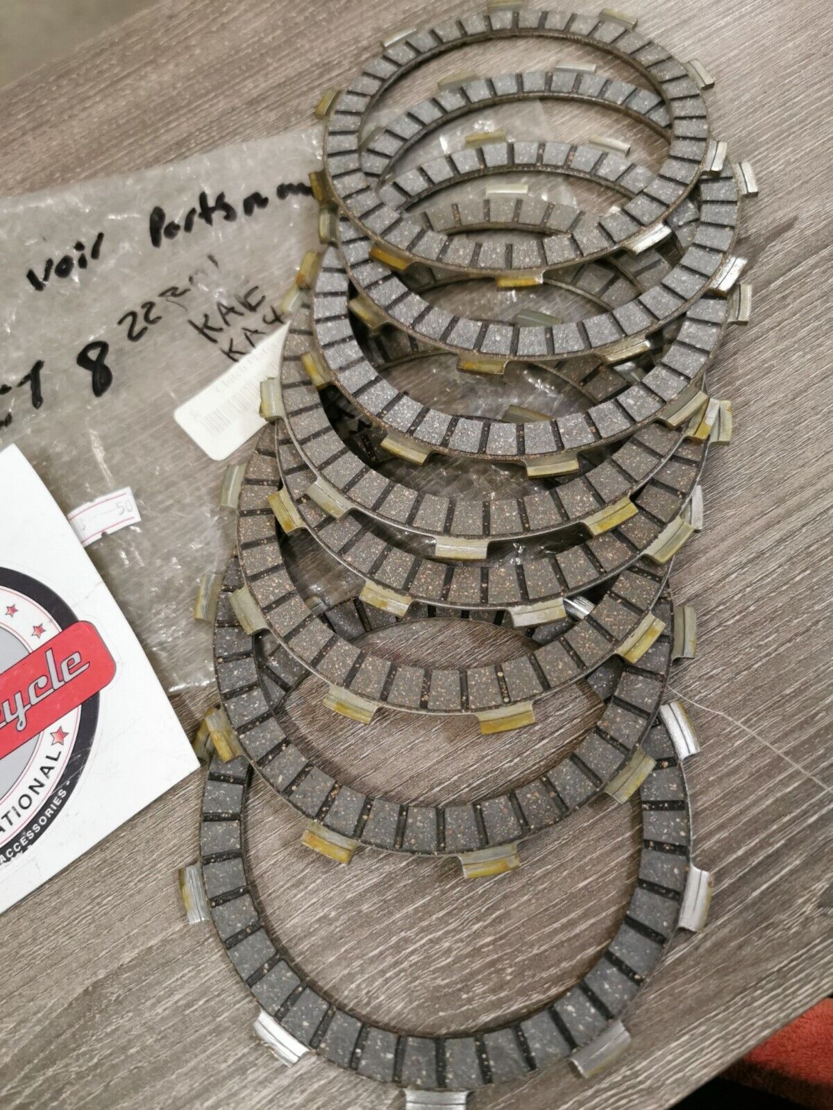 NOS Honda CBR600F VFR750F CR500R CRF450R CLUTCH DRIVE PLATE QTY 8 39-1111 J25