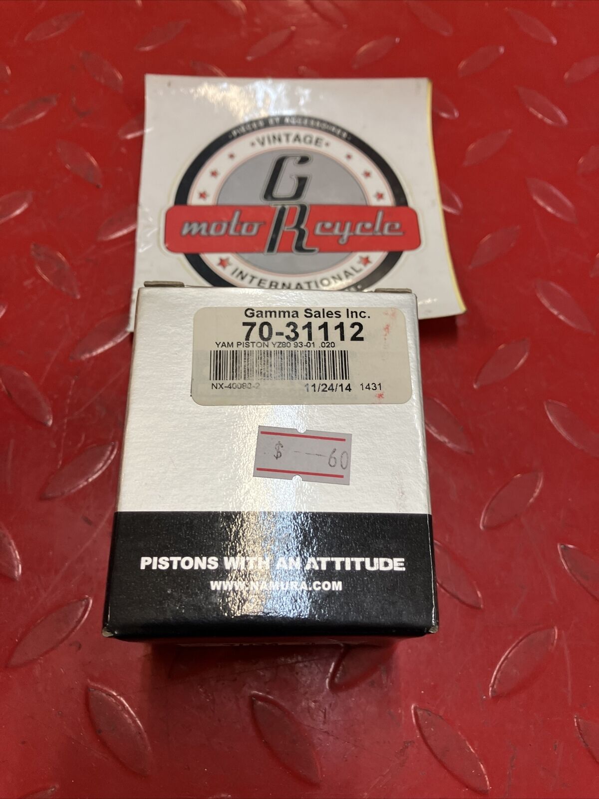 NOS NAMURA YAMAHA YZ80 1993 - 2001 FULL PISTON KIT NX-40080-2 47.50MM J5