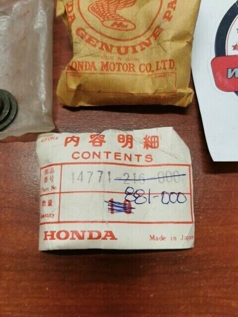 NOS Honda CB125 CD125 VALVE SPRING RETAINER 14771-216-000 SUB. 14771-881-000 H93
